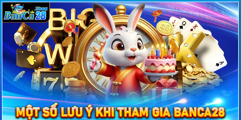 Một số điều người chơi cần phải lưu ý khi tham gia cá cược tại Banca28